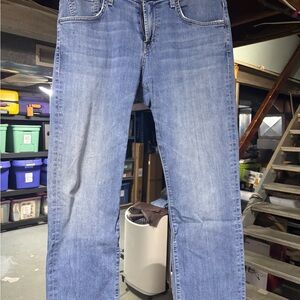 7 For All Mankind Light Blue Straight Jeans